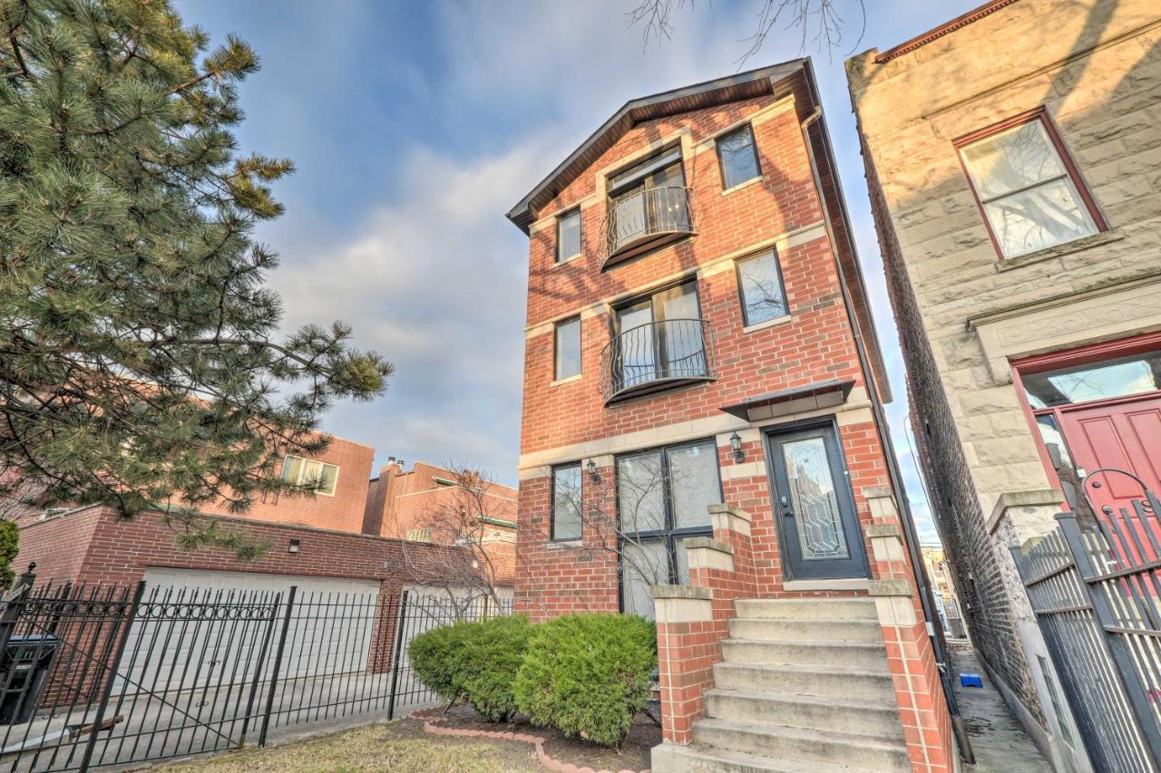 Chicago Condo With Balcony Walk To Cta Stations! Dış mekan fotoğraf