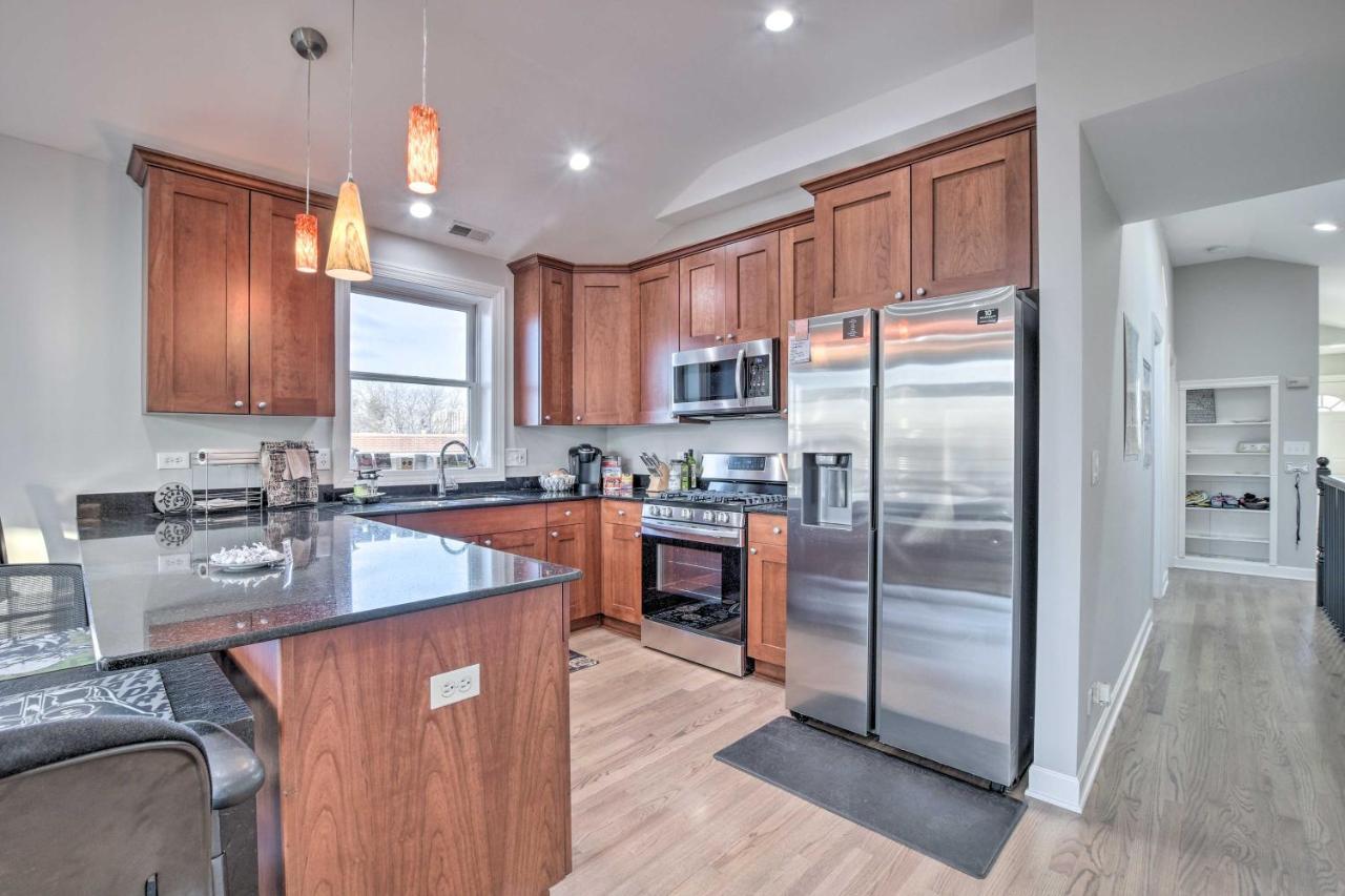 Chicago Condo With Balcony Walk To Cta Stations! Dış mekan fotoğraf