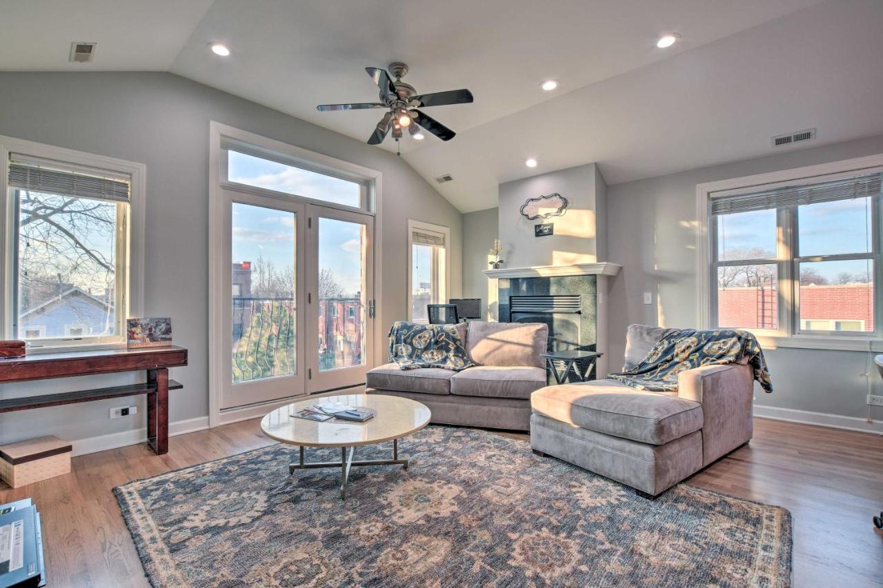 Chicago Condo With Balcony Walk To Cta Stations! Dış mekan fotoğraf