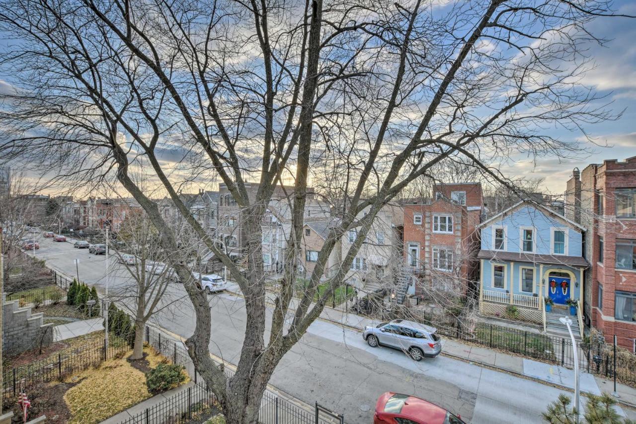 Chicago Condo With Balcony Walk To Cta Stations! Dış mekan fotoğraf